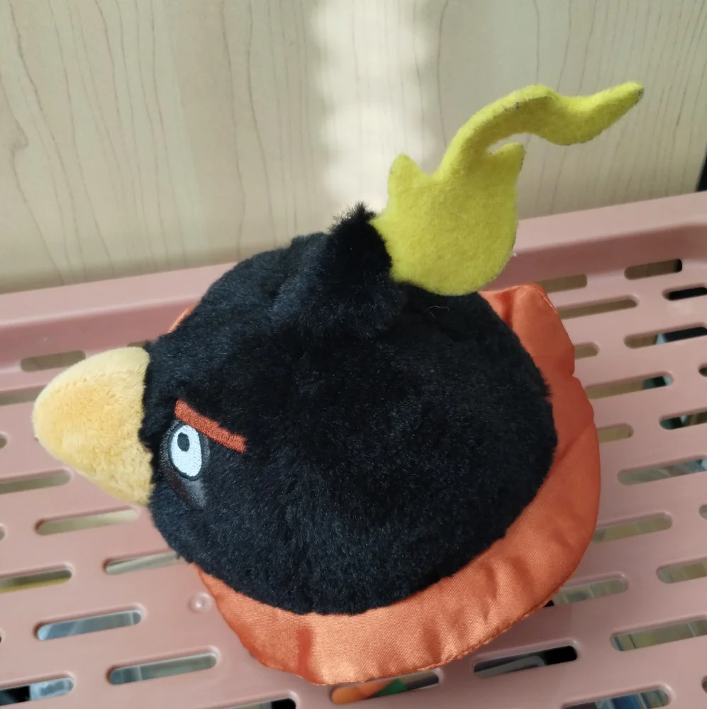 Angry Birds Space Black Bomb 9" Plush Stuffed Animal - Picture 5 of 8